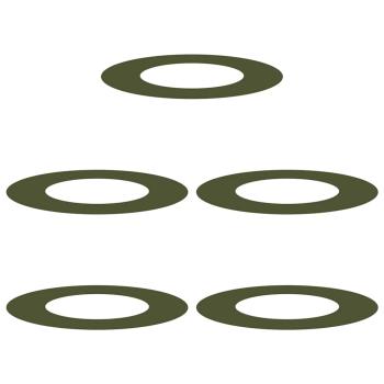 Olivgrüner Kübel Olivgrün Keramik Groß Dekorative Intarsien