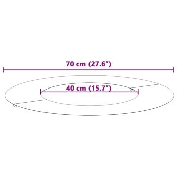 Pflanzenring Edelstahl Groß Langlebig Rund Minimalistisch
