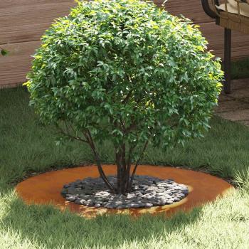 ARDEBO.de - Cortenstahl Blumentopf Cortenstahl Mittel Dekorative Intarsien