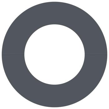 Plastik Pflanzer Anthrazit Kunststoff Groß Robust Rund Modern