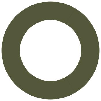 Keramik Pflanzgefäß Olivgrün Keramik Groß Dekorative Intarsien