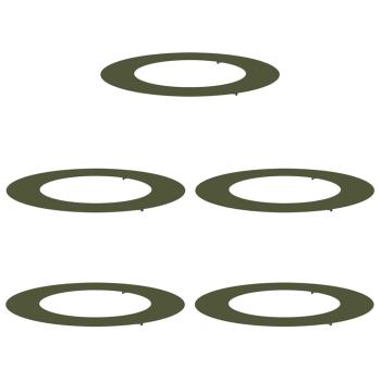 Olivegrünes Pflanzgefäß Olivegrün Kunststoff Groß