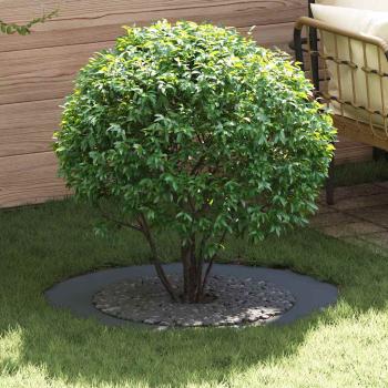 ARDEBO.de - Anthrazit Blumentopf Anthrazit Metall Groß Blumentopf Rund