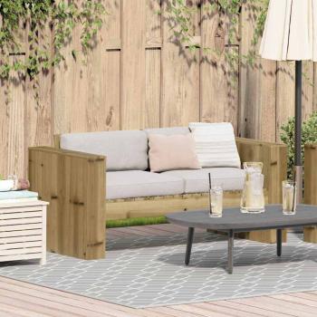ARDEBO.de - Garten Sofa 2-Sitzer 134x60x62 cm Behandeltes Kiefernholz