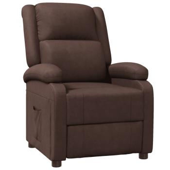 Relaxsessel Braun Kunstleder