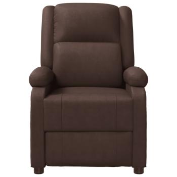Relaxsessel Braun Kunstleder