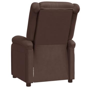 Relaxsessel Braun Kunstleder