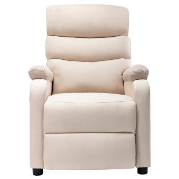Massagesessel Elektrisch Creme Stoff