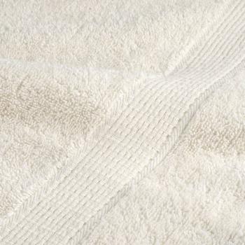 Premium-Gästetücher SOLUND 10 Stk. Cremeweiß 30x50 cm 600 g/m²