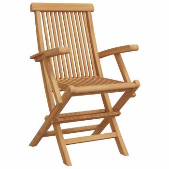 7-teiliges Garten Essset aus massivem Holz Teak