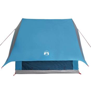 Camping-Zelt A-Frame 3-Personen Blau Wasserfest