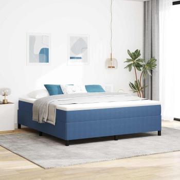 ARDEBO.de - Bettgestell Blau 180x200 cm Cord-Stoff