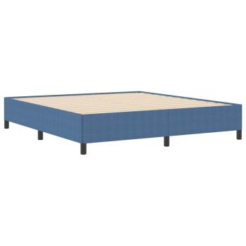 Bettgestell Blau 180x200 cm Cord-Stoff