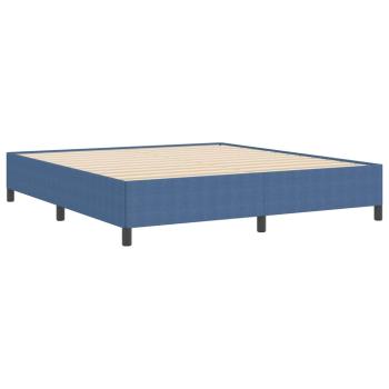 Bettgestell Blau 180x200 cm Cord-Stoff