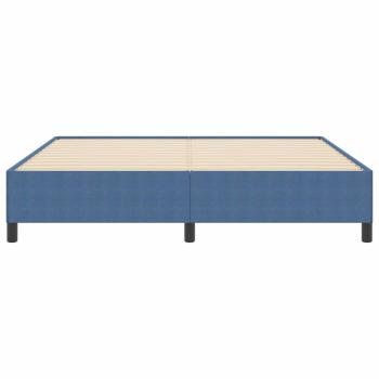 Bettgestell Blau 180x200 cm Cord-Stoff