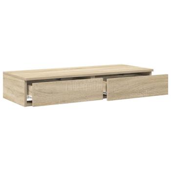 Bett-Schubladen Sonoma Eiche 90x36,5x16,5 cm Holzwerkstoff