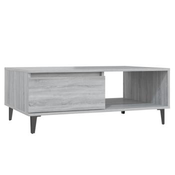 Couchtisch Grau Sonoma 90x60x35 cm Holzwerkstoff