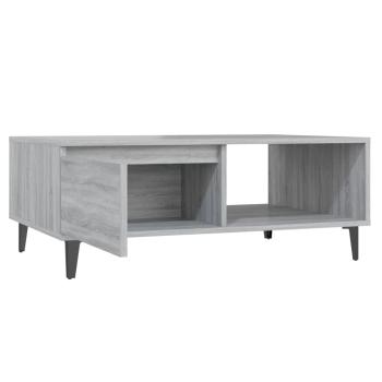 Couchtisch Grau Sonoma 90x60x35 cm Holzwerkstoff