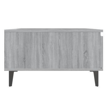 Couchtisch Grau Sonoma 90x60x35 cm Holzwerkstoff