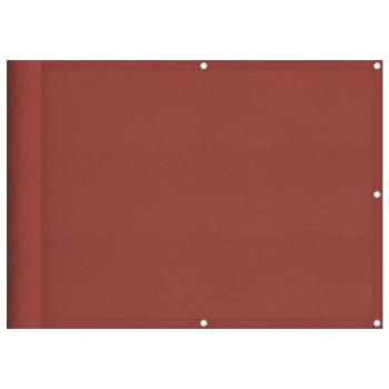 Balkon-Sichtschutz Terrakotta 75x800 cm 100 % Polyester-Oxford