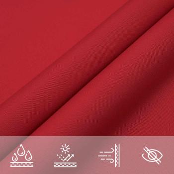 Sonnensegel Rot 7x5x5 m 100% Polyester Oxford