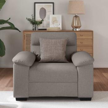Sessel Taupe 60 cm Stoff