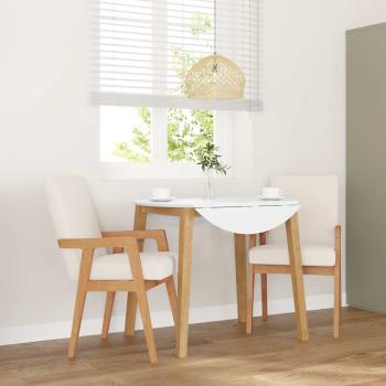 ARDEBO.de - Esszimmerstühle mit Kissen 2 Stk. Massivholz Gummibaum