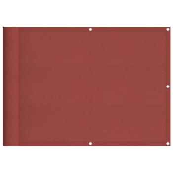 Balkon-Sichtschutz Terrakotta 75x700 cm 100 % Polyester-Oxford