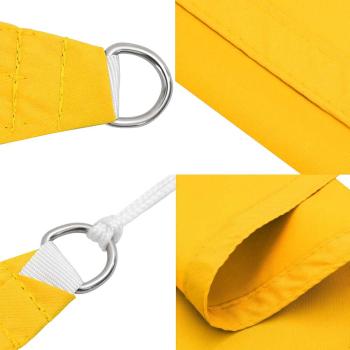 Sonnensegel Gelb 2x2x2 m 100% Polyester Oxford