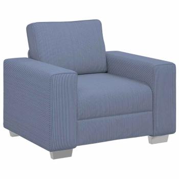 Sessel Blau 60 cm Cordstoff
