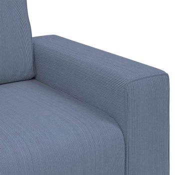 Sessel Blau 60 cm Cordstoff