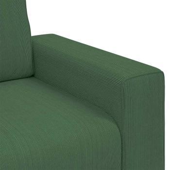 Zweisitzer-Sofa Dschungelgrün 140 cm Cordstoff
