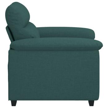 Sessel Dunkelgrün 60 cm Stoff