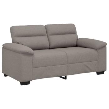 2-Sitzer-Sofa Taupe 120 cm Stoff
