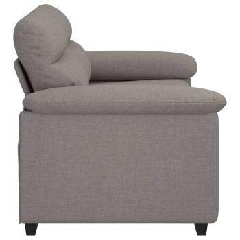 2-Sitzer-Sofa Taupe 120 cm Stoff