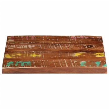 Tischplatte 60x60x3,8 cm Quadratisch Altholz Massiv