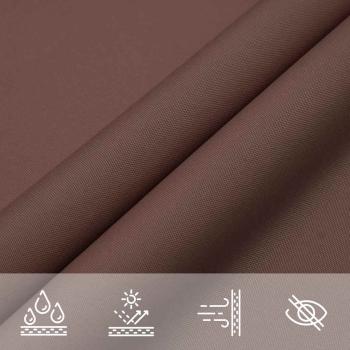 Sonnensegel Braun 7x5x5 m 100% Polyester Oxford
