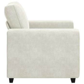 Sessel Creme 60 cm Samt