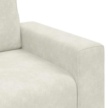 Sessel Creme 60 cm Samt