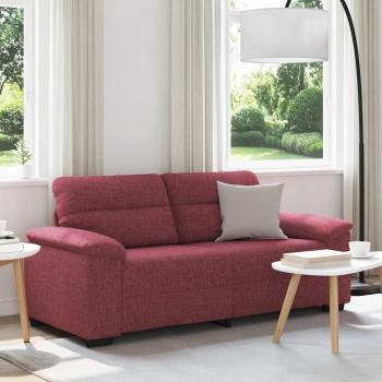 ARDEBO.de - 2-Sitzer-Sofa Weinrot 140 cm Stoff