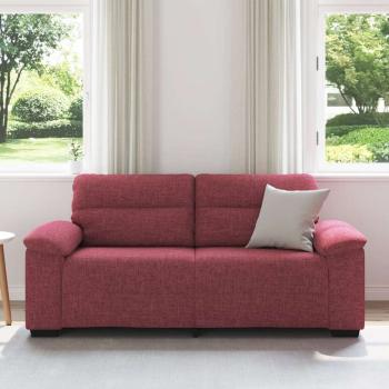 2-Sitzer-Sofa Weinrot 140 cm Stoff