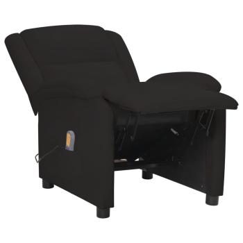 Massagesessel Elektrisch Schwarz Samt