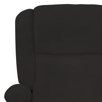 Massagesessel Elektrisch Schwarz Samt