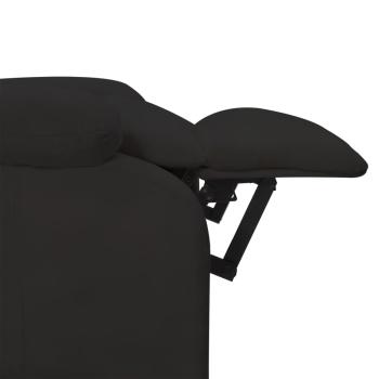Massagesessel Elektrisch Schwarz Samt