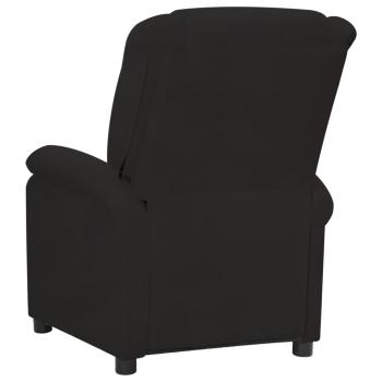 Massagesessel Elektrisch Schwarz Samt