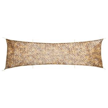 ARDEBO.de - Tarnnetz mit Aufbewahrungstasche 753x199 cm Sandfarbe