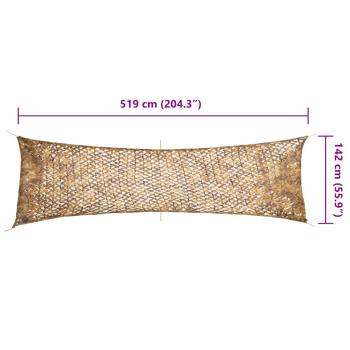 Tarnnetz mit Aufbewahrungstasche 519x142 cm Sandfarbe
