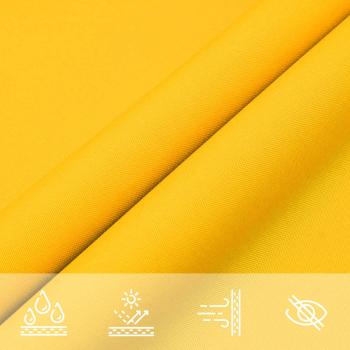 Sonnensegel Gelb 7x5x5 m 100% Polyester Oxford