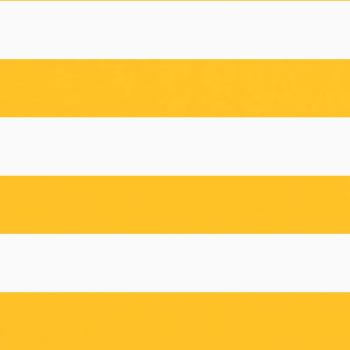 Balkon-Sichtschutz Gelb und Weiß Gestreift 90x700 cm