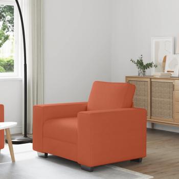 ARDEBO.de - Sessel Rot Orange 60 cm Cordstoff